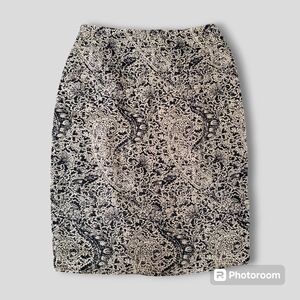 Vintage Ann Taylor silk wrap skirt